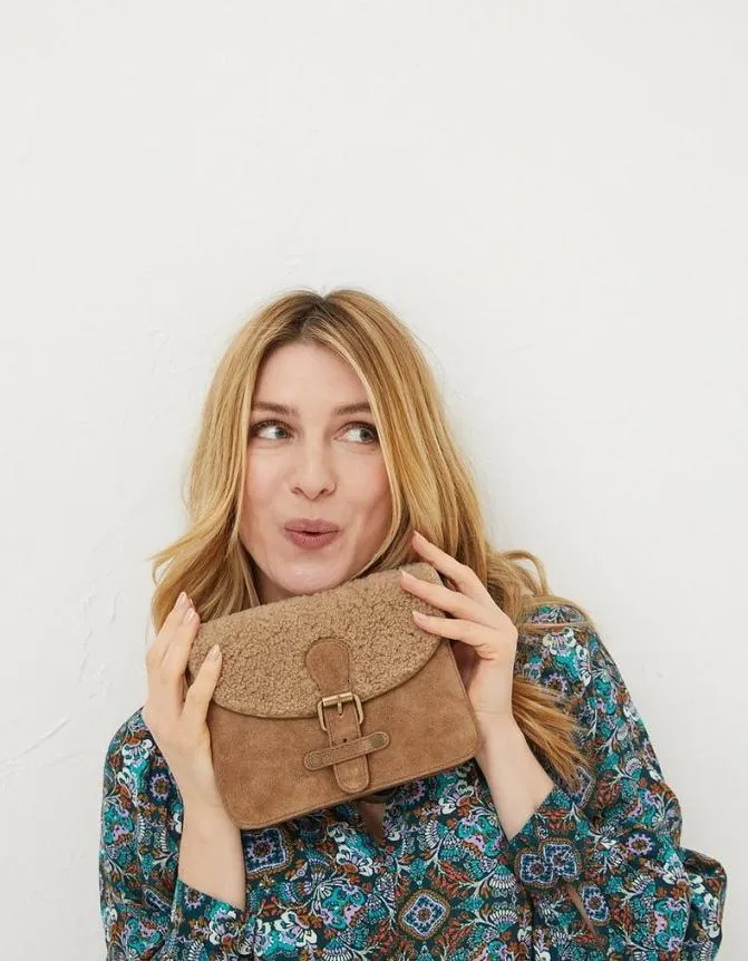Fatface Bags and Purses The Avery Shearling Crossbody Bag Natural 8211 Women Fatface Bags and Purses The Avery Shearling Crossbody Bag Natural 8211 Women