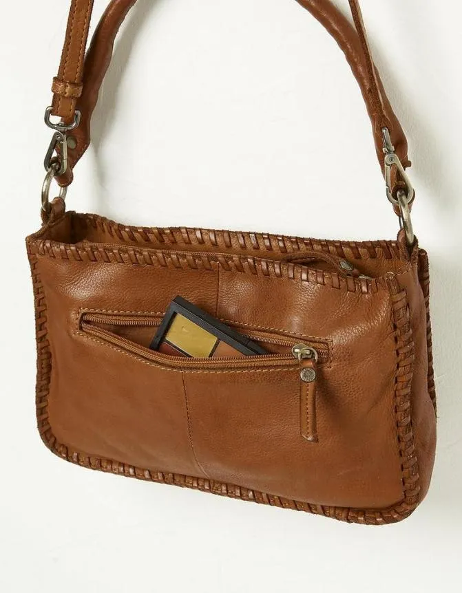 Fatface Bags and Purses The Blythe Whipstitch Crossbody Bag Tan 8211 Women