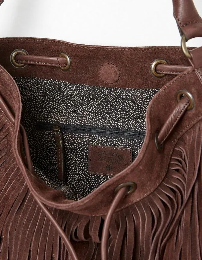 Fatface Bags and Purses The Cassidy Tassel Bucket Bag Chocolate Brown 8211 Women Fatface Bags and Purses The Cassidy Tassel Bucket Bag Chocolate Brown 8211 Women