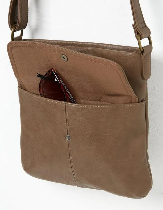 Fatface Bags and Purses The Crossbody Bag Stone Marl 8211 Women