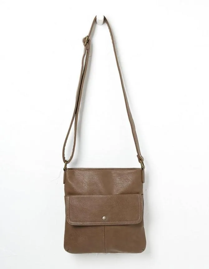 Fatface Bags and Purses The Crossbody Bag Stone Marl 8211 Women