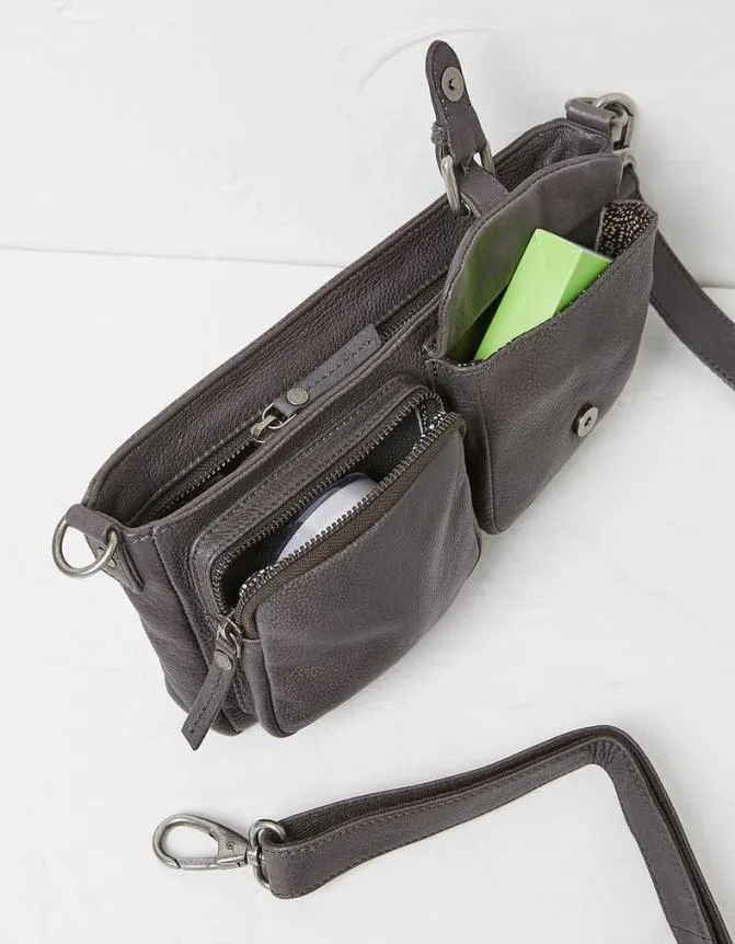 Fatface Bags and Purses The Lara Utility Crossbody Bag Charcoal 8211 Women