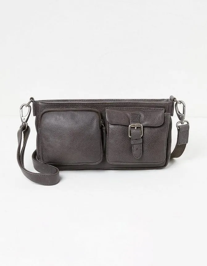 Fatface Bags and Purses The Lara Utility Crossbody Bag Charcoal 8211 Women