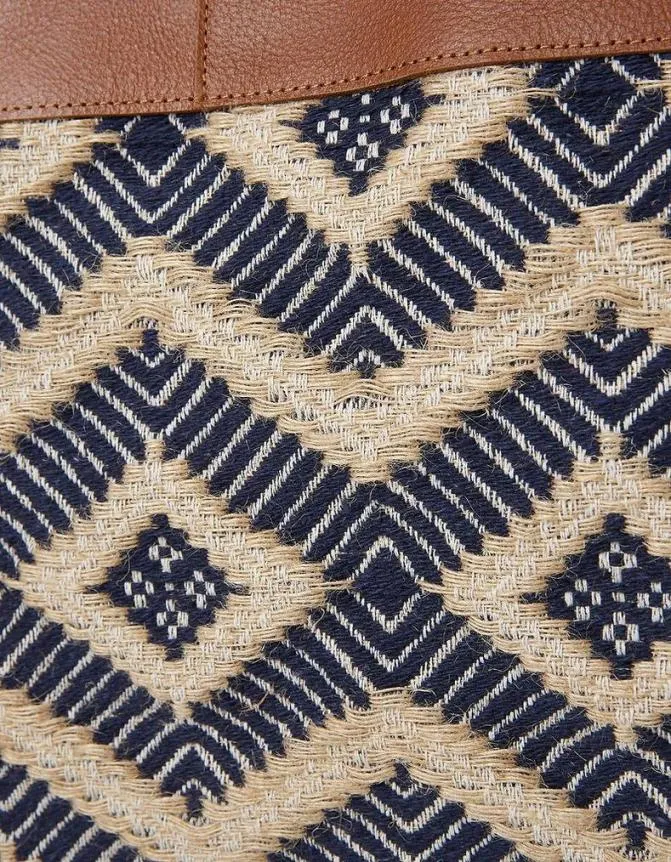 Fatface Bags and Purses Tiana Leather Woven Tote Bag Tan 8211 Women