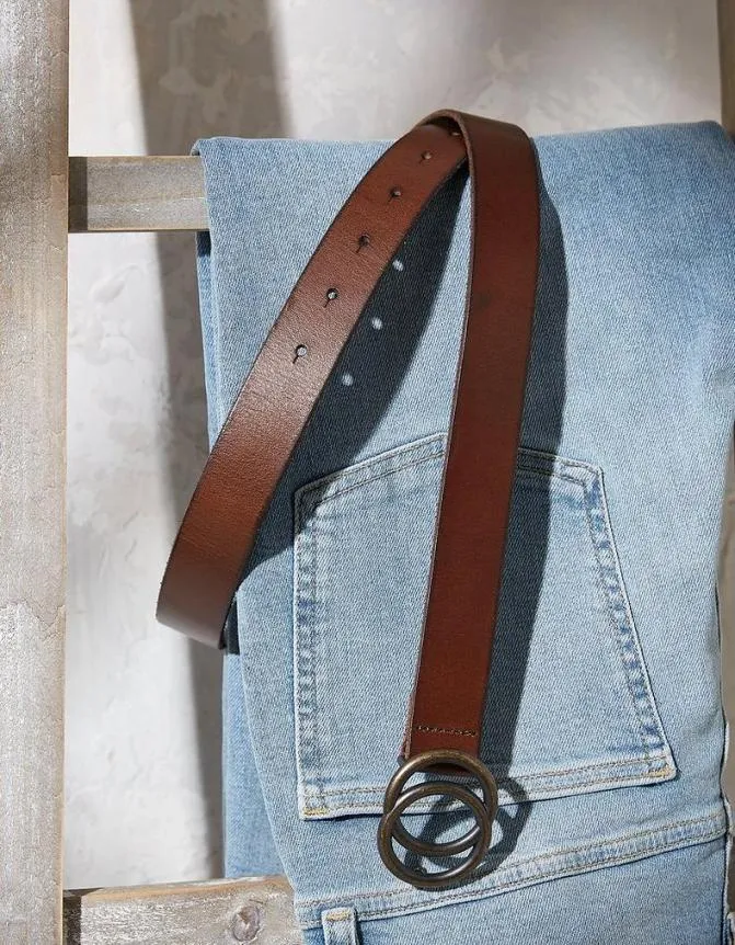 Fatface Belts Double Circle Belt Chocolate Brown 8211 Women