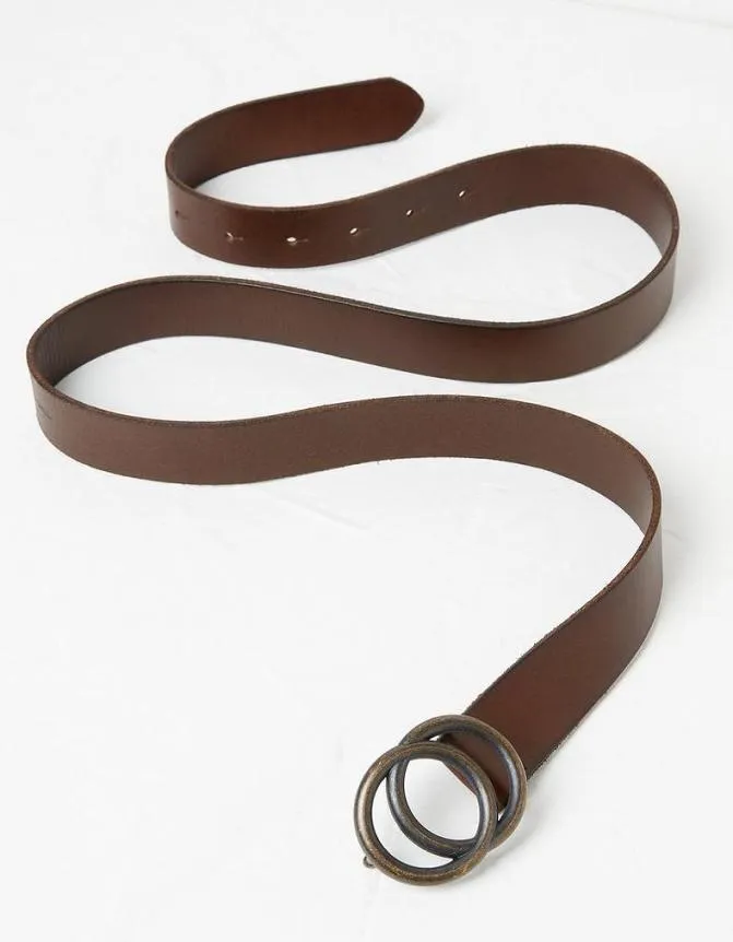 Fatface Belts Double Circle Belt Chocolate Brown 8211 Women