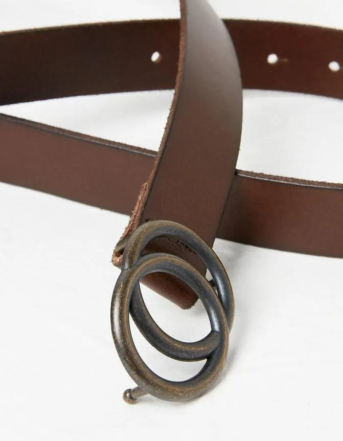 Fatface Belts Double Circle Belt Chocolate Brown 8211 Women