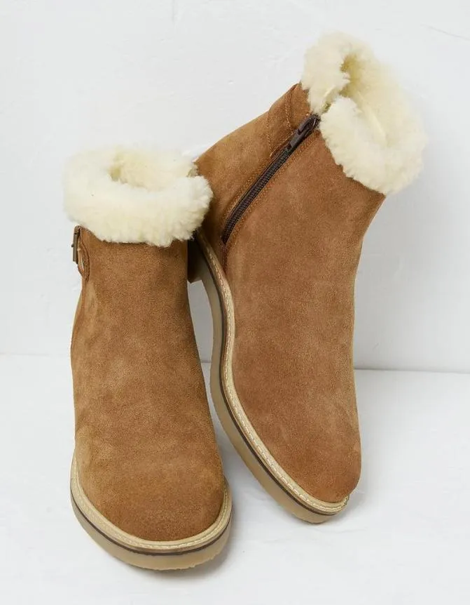 Fatface Boots Callie Suede Ankle Boot Tan 8211 Women