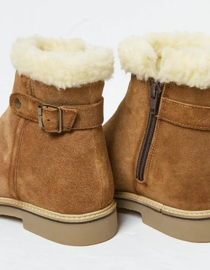 Fatface Boots Callie Suede Ankle Boot Tan 8211 Women