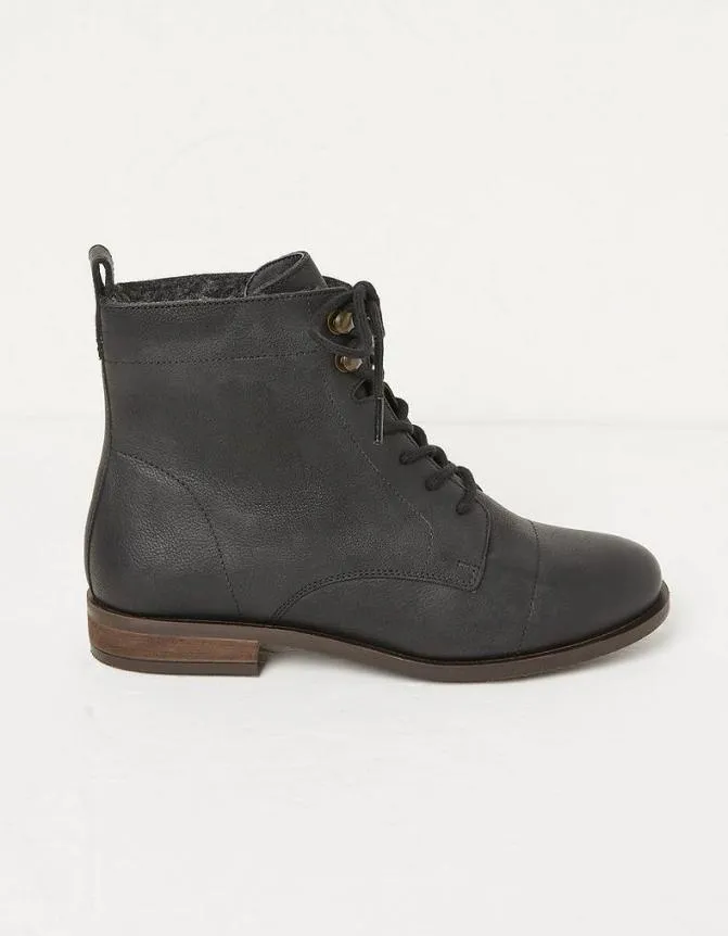 Fatface Boots Catrin Lace Up Ankle Boot Black 8211 Women