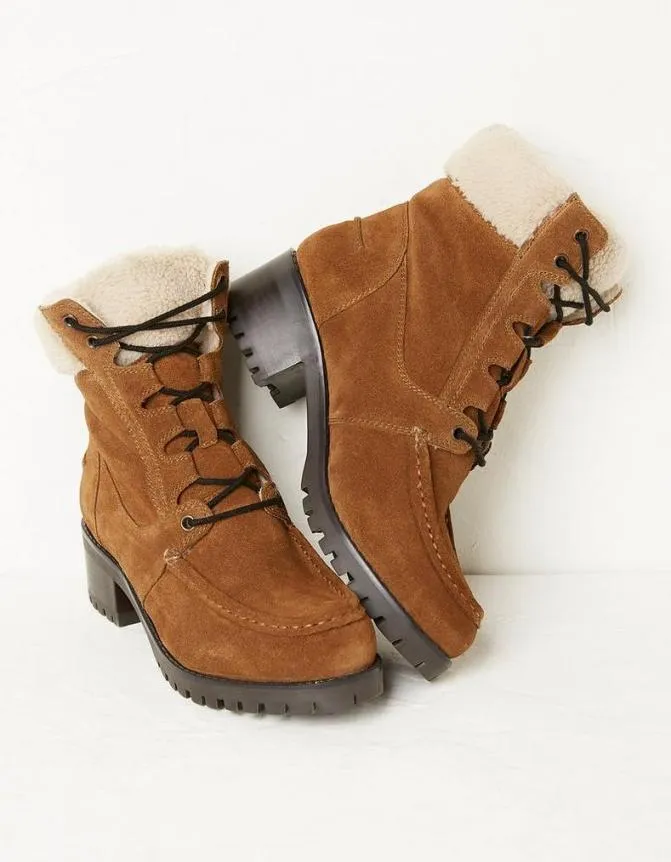 Fatface Boots Tory Apron Ankle Boot Tan 8211 Women