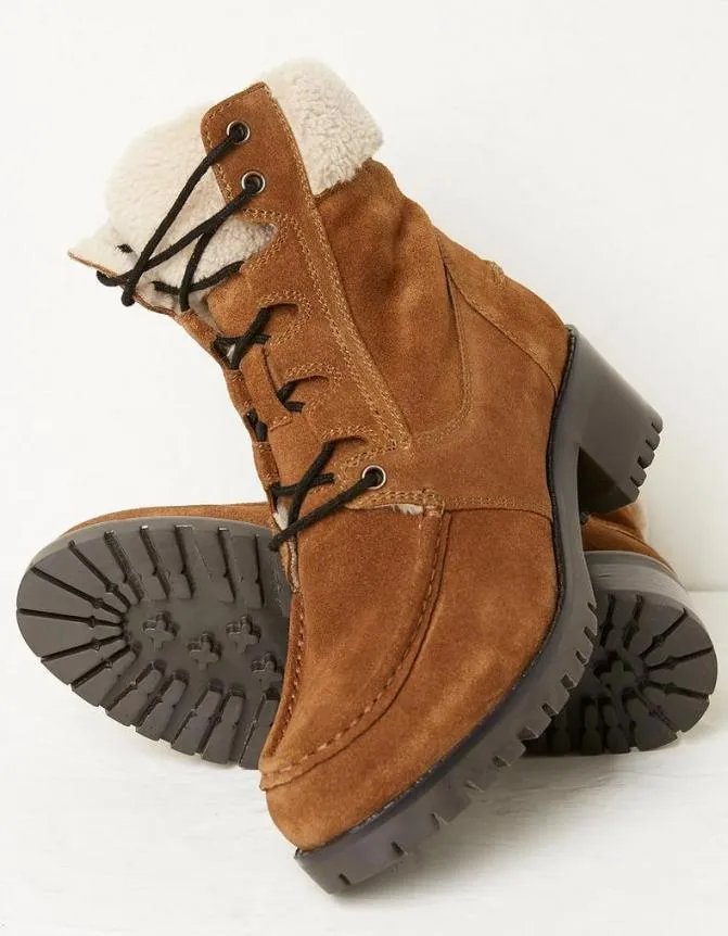 Fatface Boots Tory Apron Ankle Boot Tan 8211 Women