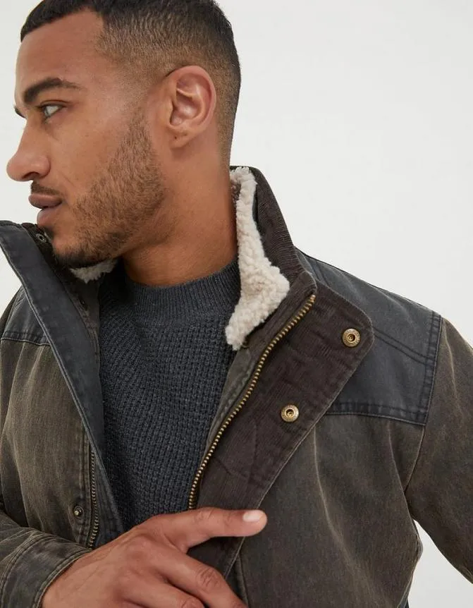 Fatface Coats and Jackets Broadsands Colour Block Jacket Brown 8211 Men