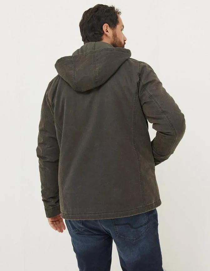 Fatface Coats and Jackets Hadley Hooded Jacket Brown 8211 Men