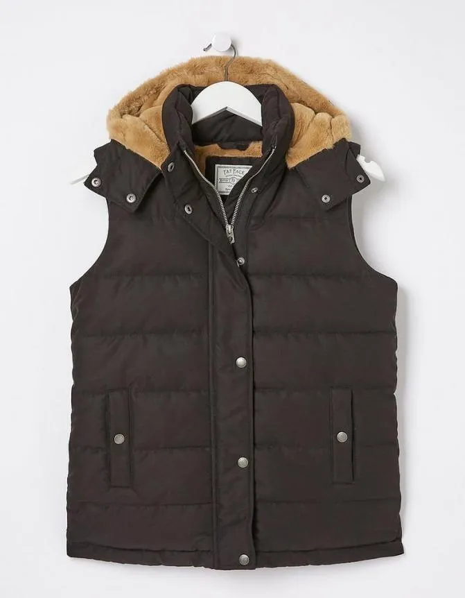 Fatface Coats and Jackets Hayley Gilet Black 8211 Women