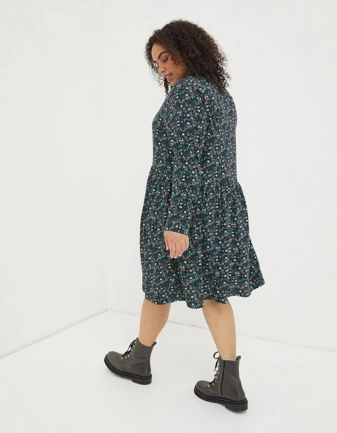 Fatface Dresses Elsie Evergreen Jersey Dress Black 8211 Women