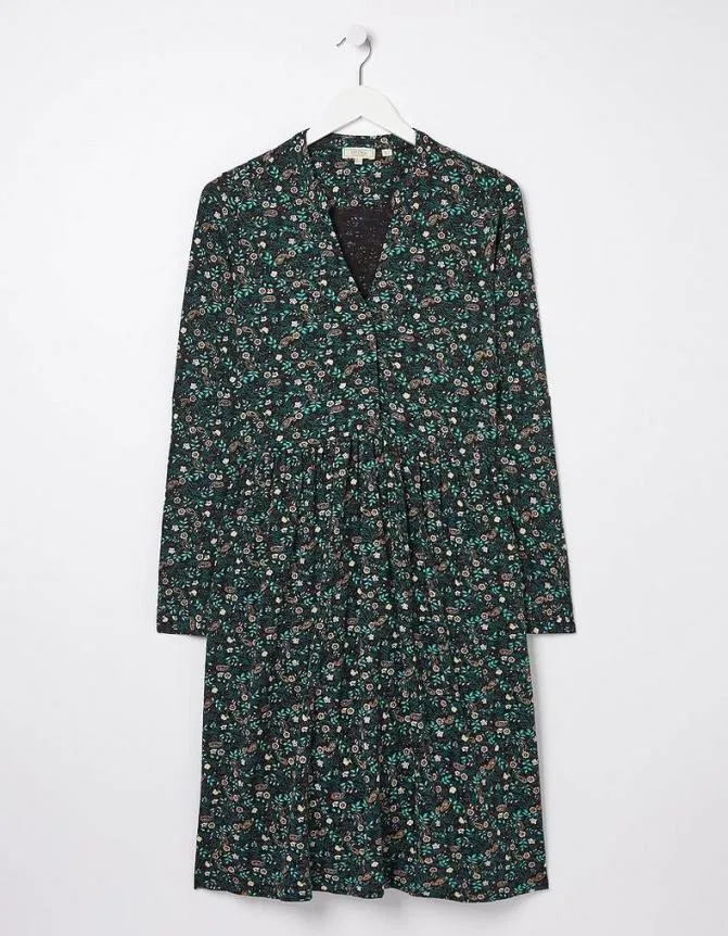 Fatface Dresses Elsie Evergreen Jersey Dress Black 8211 Women