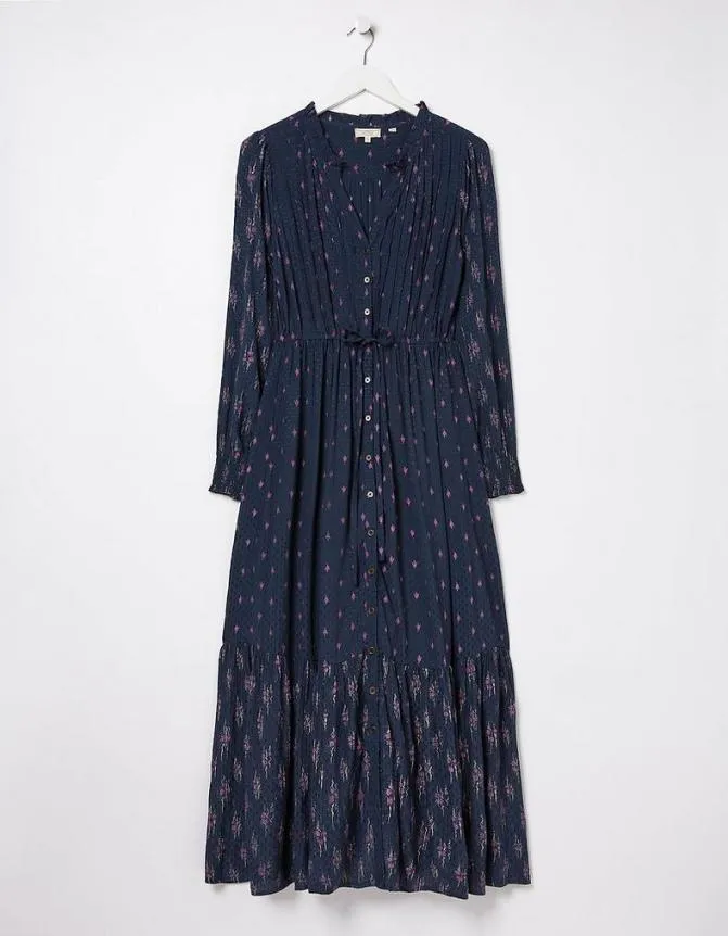 Fatface Dresses Jolene Ink Ditsy Maxi Dress Navy 8211 Women