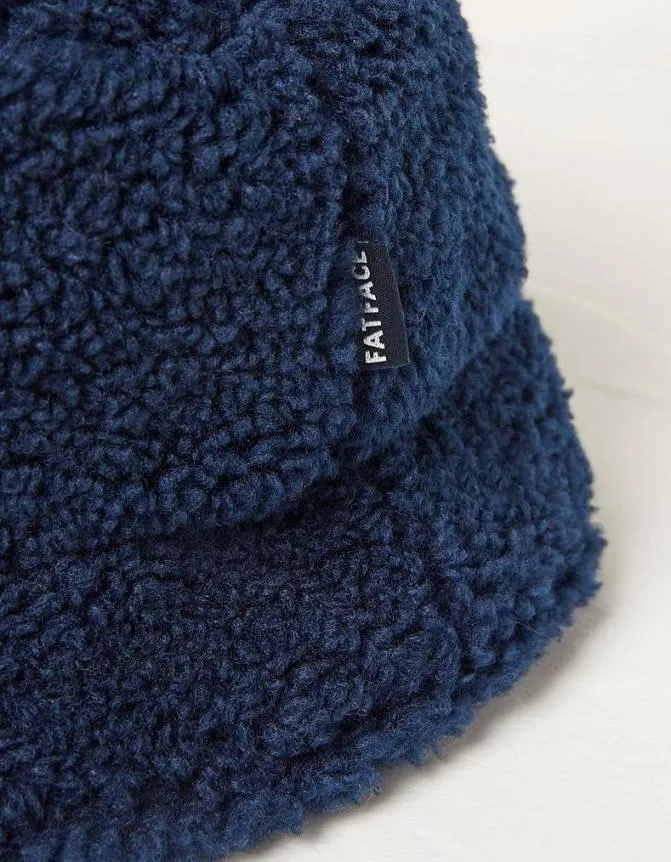 Fatface Hats Eliza Fleece Bucket Hat Navy 8211 Women