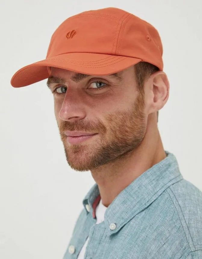 Fatface Hats Five Panel Cap Orange 8211 Men