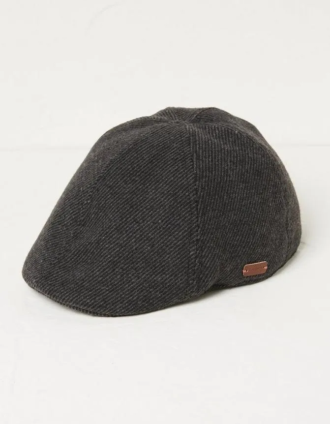 Fatface Hats Tweed Duckbill Cap Charcoal 8211 Men