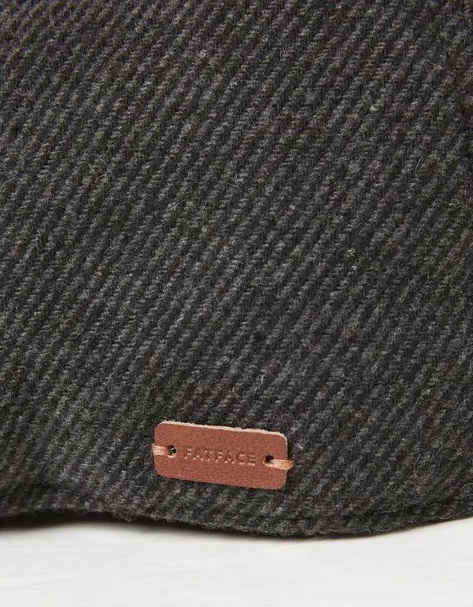 Fatface Hats Tweed Duckbill Cap Charcoal 8211 Men