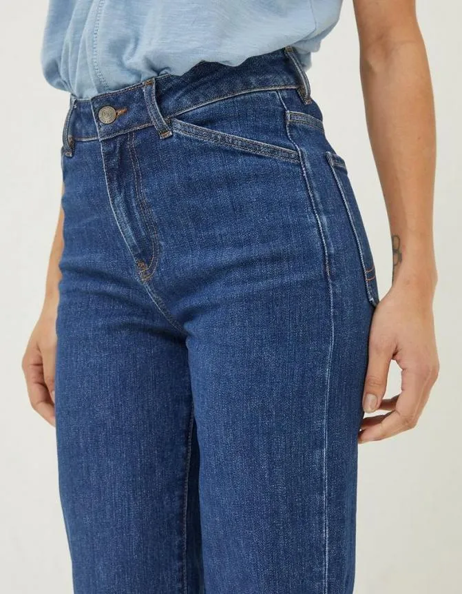 Fatface Jeans and Dungarees Elise Wide Leg Comfort Stretch Jeans Indigo 8211 Women Fatface Jeans and Dungarees Elise Wide Leg Comfort Stretch Jeans Indigo 8211 Women