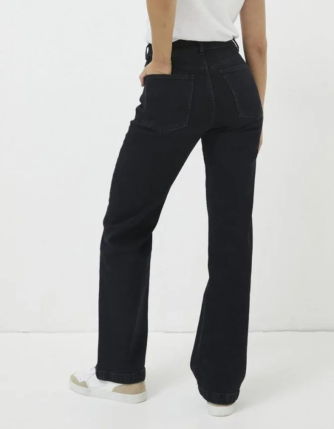 Fatface Jeans and Dungarees Elise Wide Leg Jeans Dark Blue 8211 Women