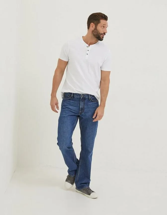 Fatface Jeans Bootcut Stone Wash Jeans Denim 8211 Men