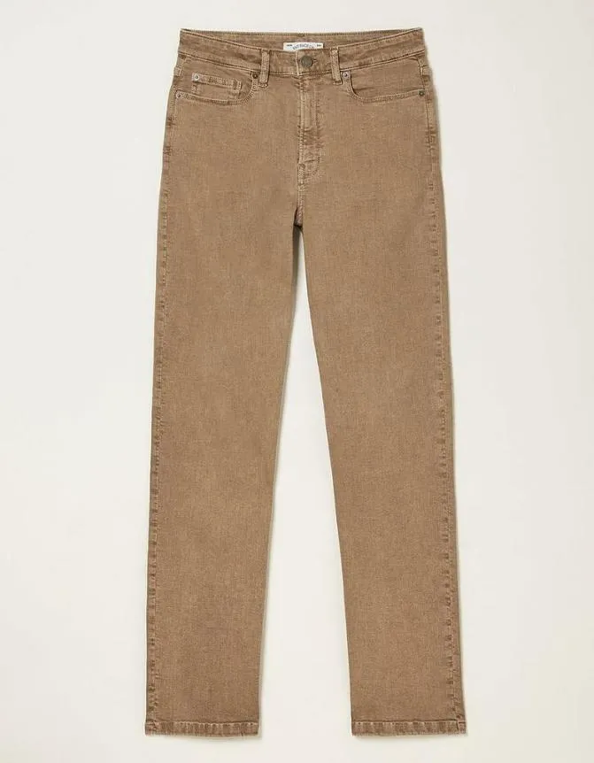 Fatface Jeans Straight 5 Pocket Jeans Tan 8211 Men