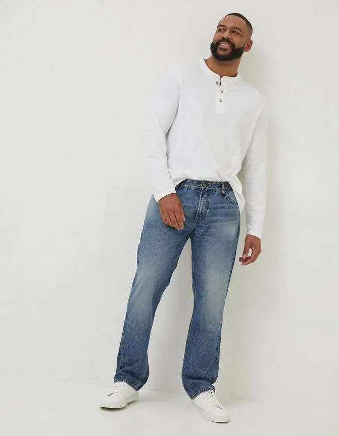Fatface Jeans Straight Authentic Wash Jeans Denim 8211 Men