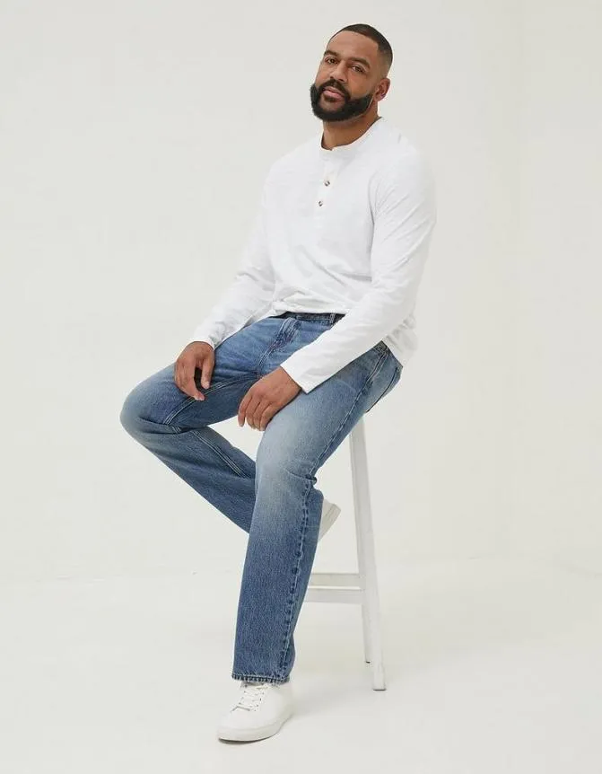 Fatface Jeans Straight Authentic Wash Jeans Denim 8211 Men