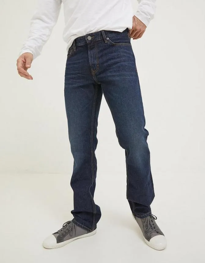 Fatface Jeans Straight Dark Vintage Wash Jeans Denim 8211 Men