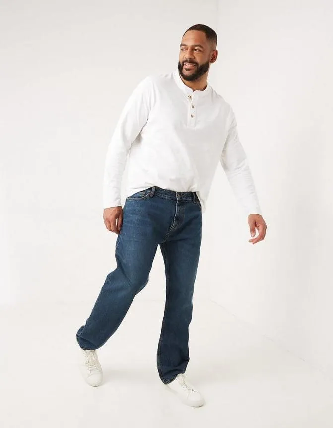 Fatface Jeans Straight Mid Wash Jeans Denim 8211 Men
