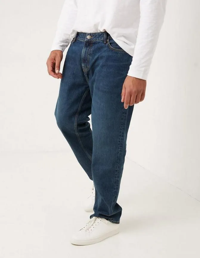 Fatface Jeans Straight Mid Wash Jeans Denim 8211 Men