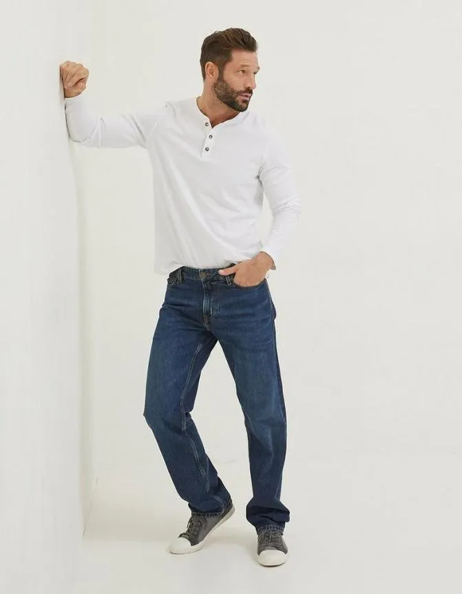 Fatface Jeans Straight Mid Wash Jeans Denim 8211 Men