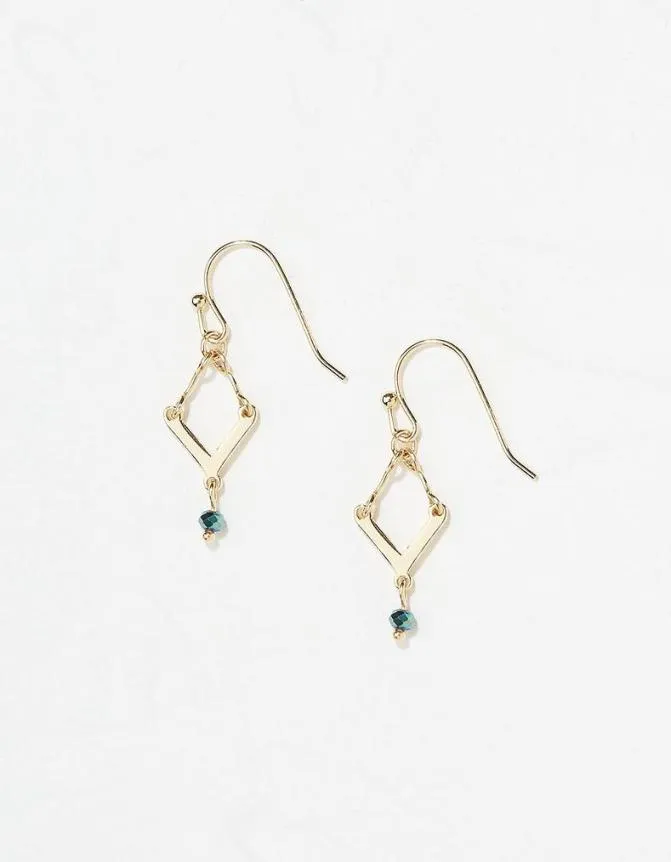 Fatface Jewellery Diamond Drop Earrings Gold 8211 Women