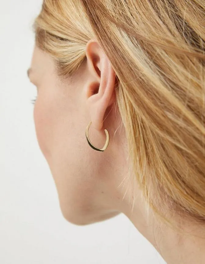 Fatface Jewellery Laura Enamel Hoops Gold 8211 Women