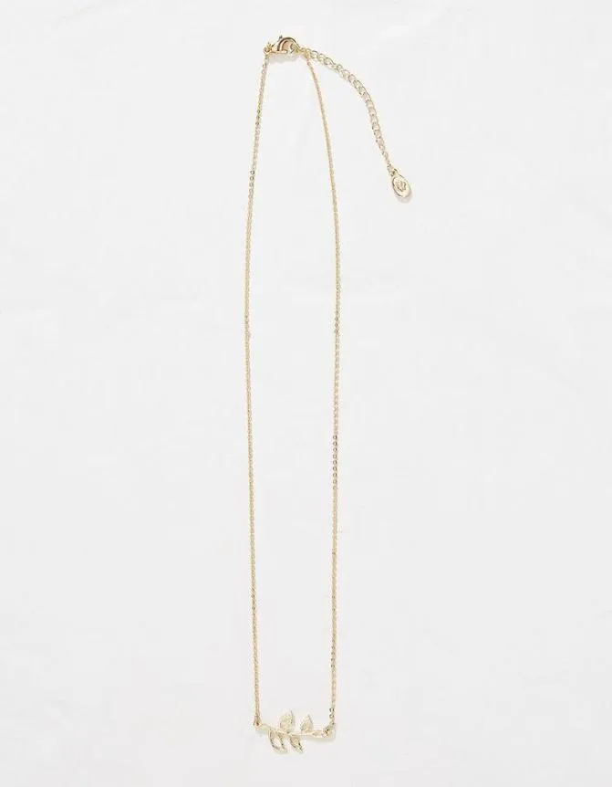 Fatface Jewellery Leaf Necklace Gold 8211 Women