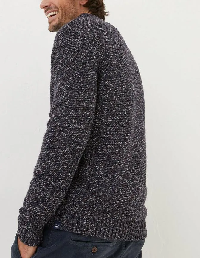 Fatface Knitwear Hove Half Neck Jumper Plum 8211 Men