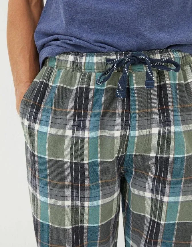 Fatface Nightwear and Loungewear Southsea Checked Pyjama Bottoms Khaki Green 8211 Men