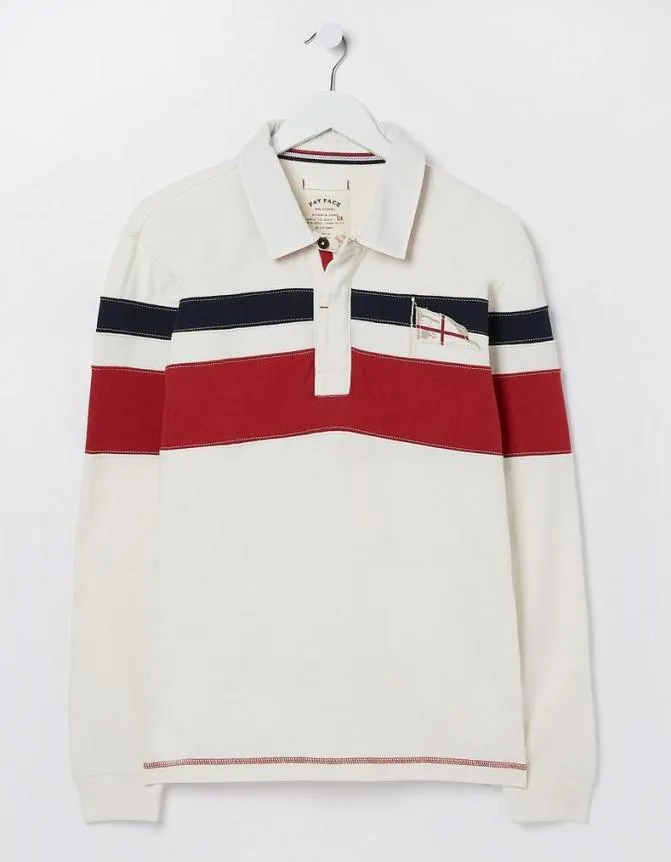 Fatface Rugby Shirts England Nation Rugby Shirt White 8211 Men