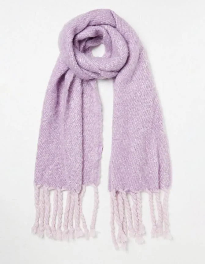 Fatface Scarves Plain Purple Scarf Purple 8211 Women