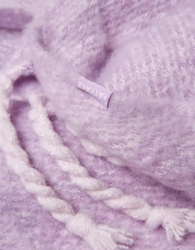 Fatface Scarves Plain Purple Scarf Purple 8211 Women