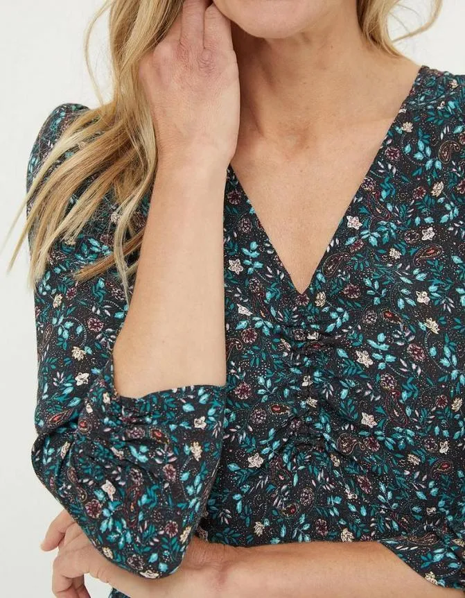 Fatface Shirts and Blouses Kinsey Evergreen Blouse Black 8211 Women