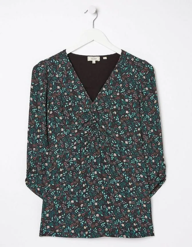 Fatface Shirts and Blouses Kinsey Evergreen Blouse Black 8211 Women