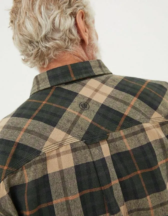 Fatface Shirts Blake Check Shirt Dark Teal 8211 Men
