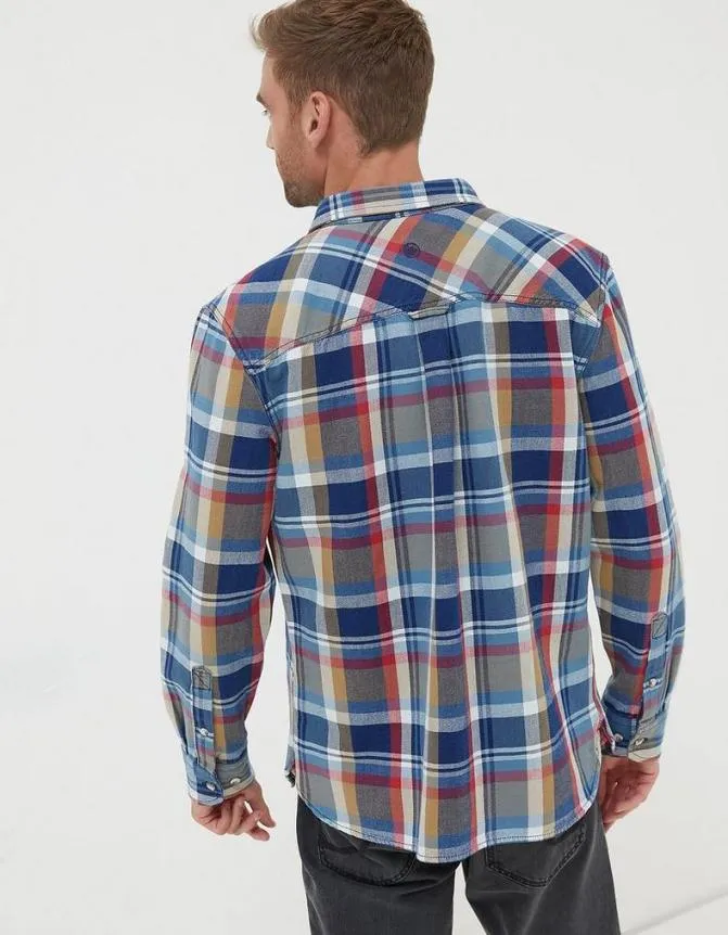 Fatface Shirts Ilford Check Shirt Blue 8211 Men