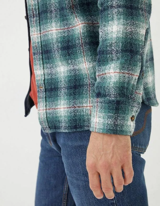 Fatface Shirts Purley Ombre Check Shirt Green 8211 Men