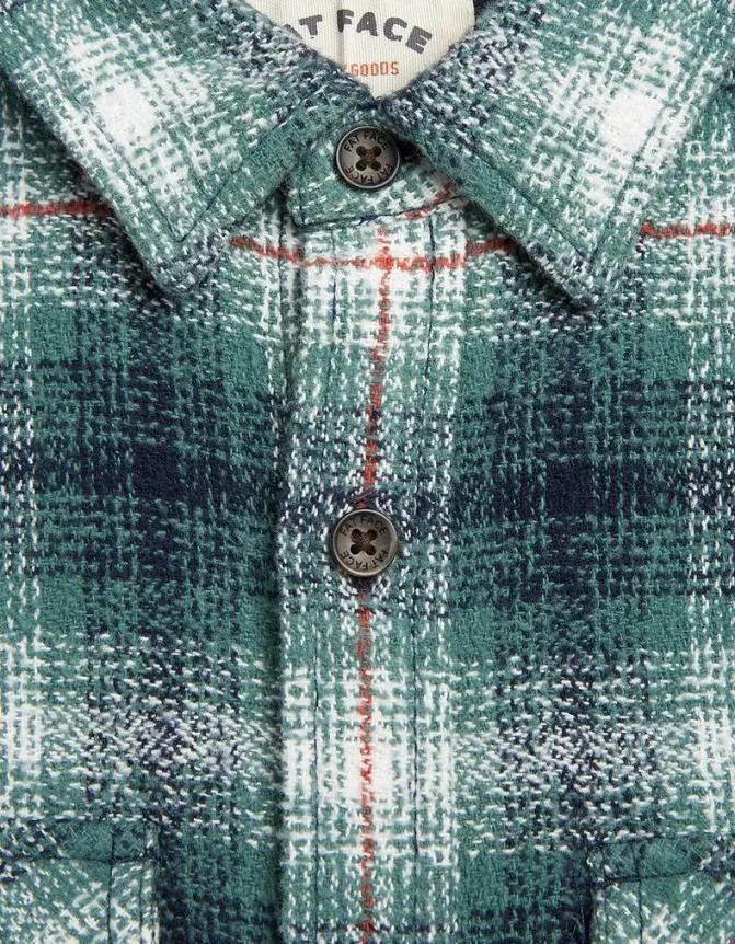 Fatface Shirts Purley Ombre Check Shirt Green 8211 Men